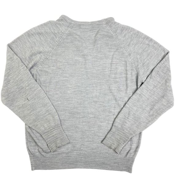 Christian Dior Sweater Mens Gray V Neck Orion Acrylic Size Large Knit USA - Picture 2 of 7